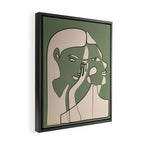 Abstract Faces 8 Framed Canvas Print Gallery Image 2