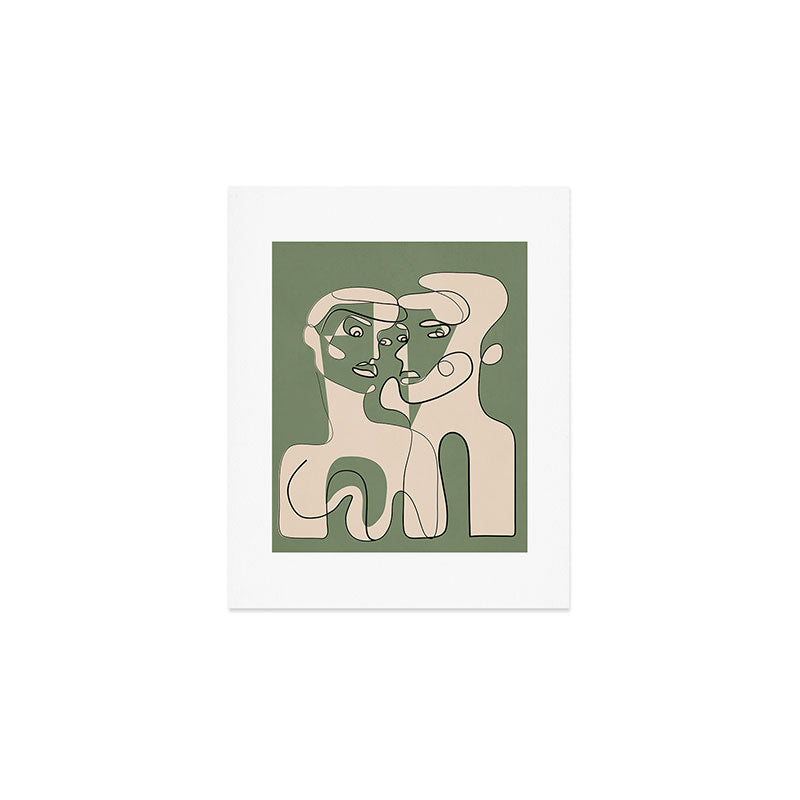 Abstract Faces 9 Art Print Gallery Image 1