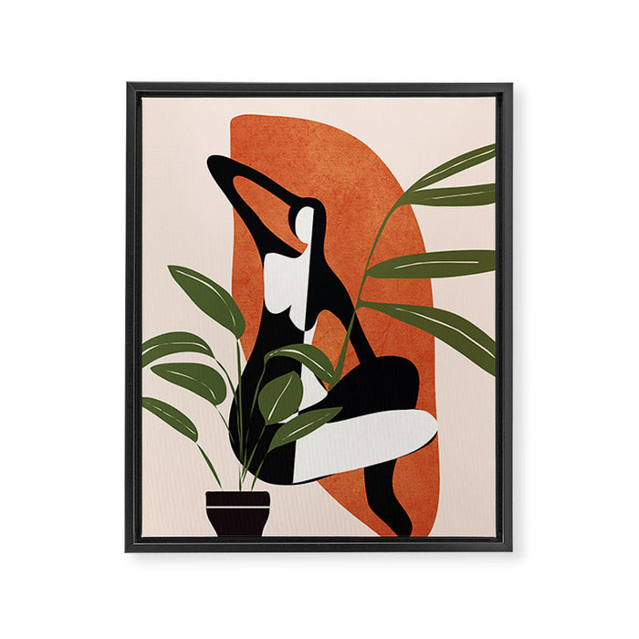 Abstract Female Figure 20 Framed Canvas Print Gallery Image 1