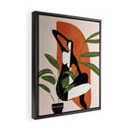Abstract Female Figure 20 Framed Canvas Print Gallery Image 2