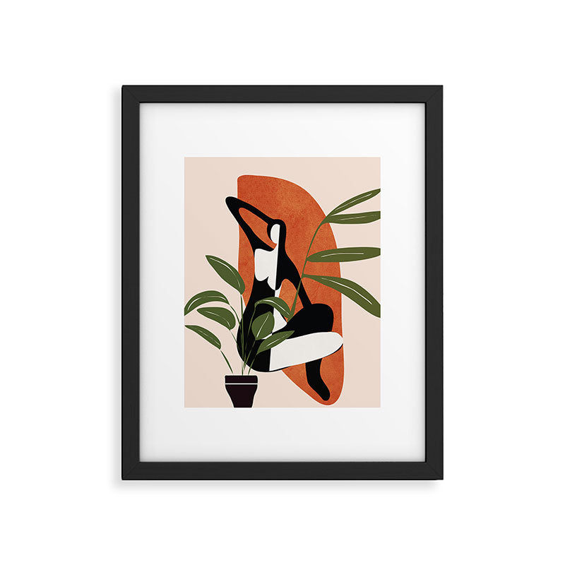 Abstract Female Figure 20 Framed Art Print Gallery Image 5