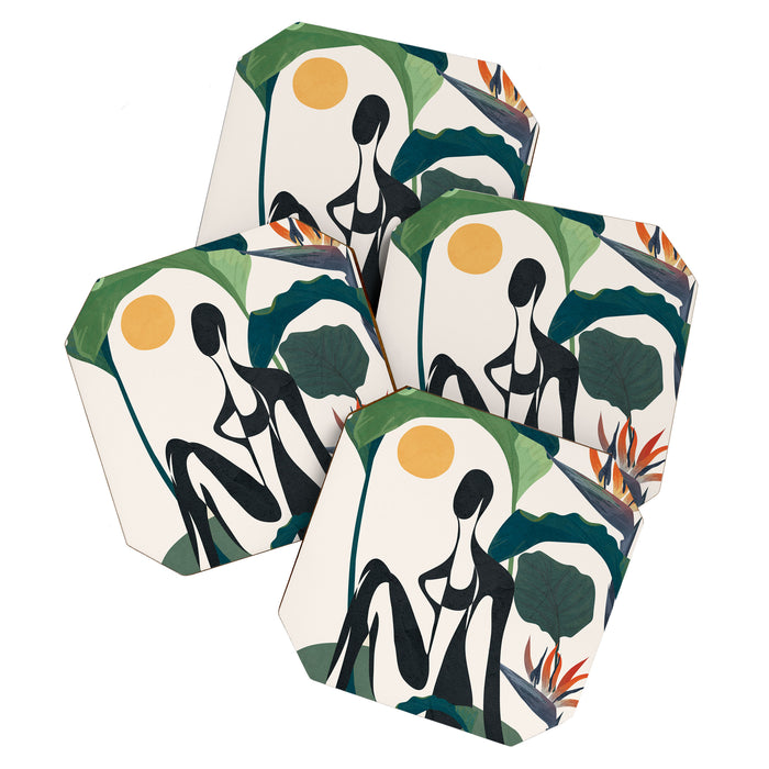 Abstract Female Figure 21 Coaster Gallery Image 1
