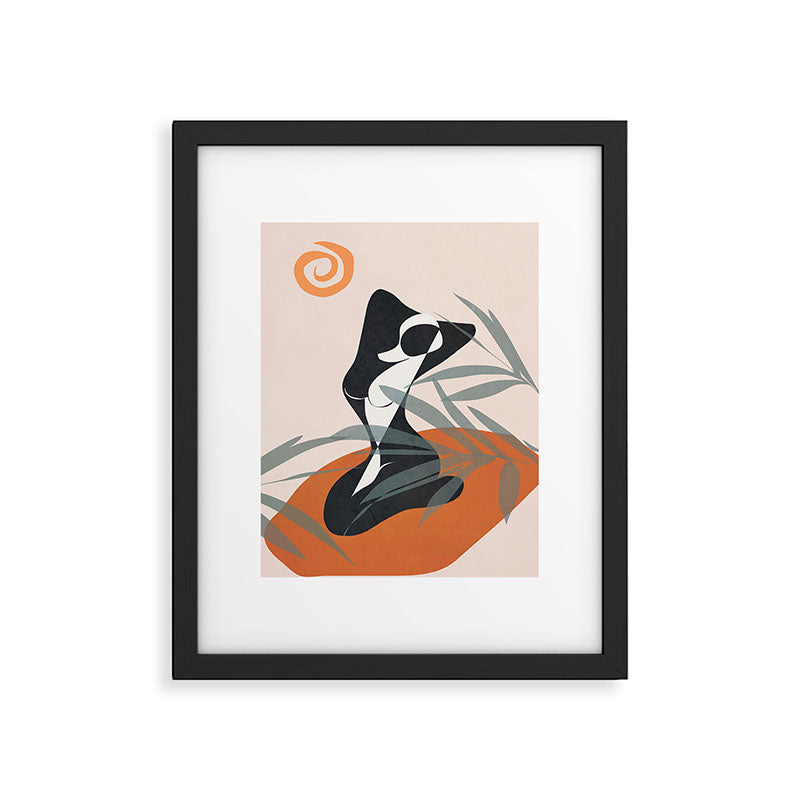 Abstract Female Figure 21 Framed Art Print Gallery Image 5