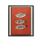 Abstract Fish Study I Framed Canvas Print Gallery Image 6