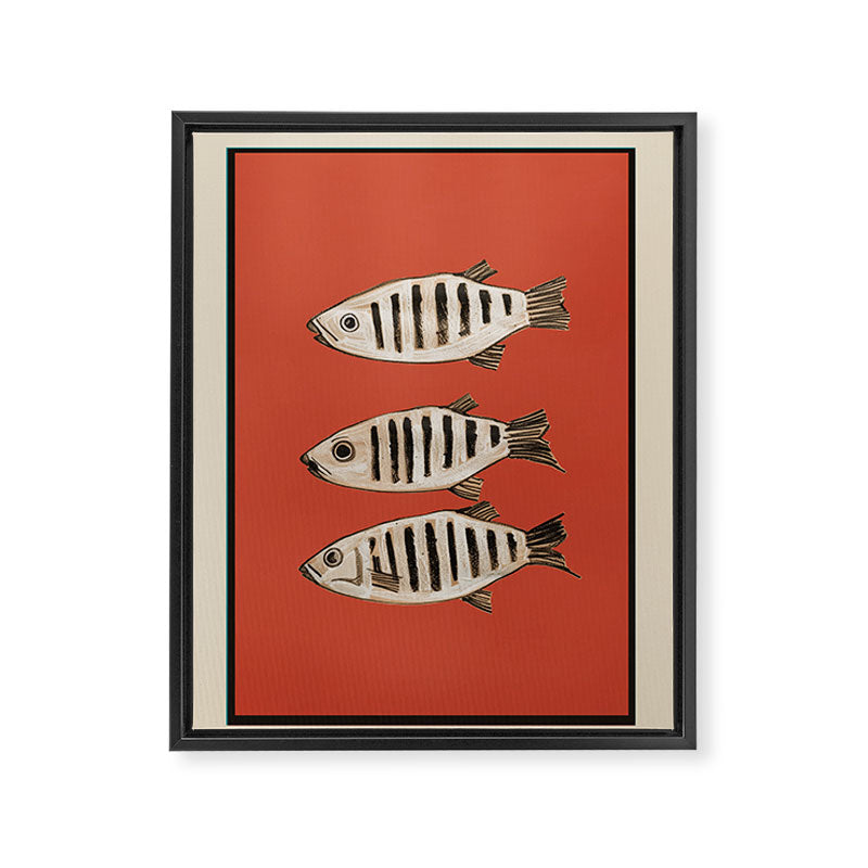 Abstract Fish Study I Framed Canvas Print Gallery Image 6