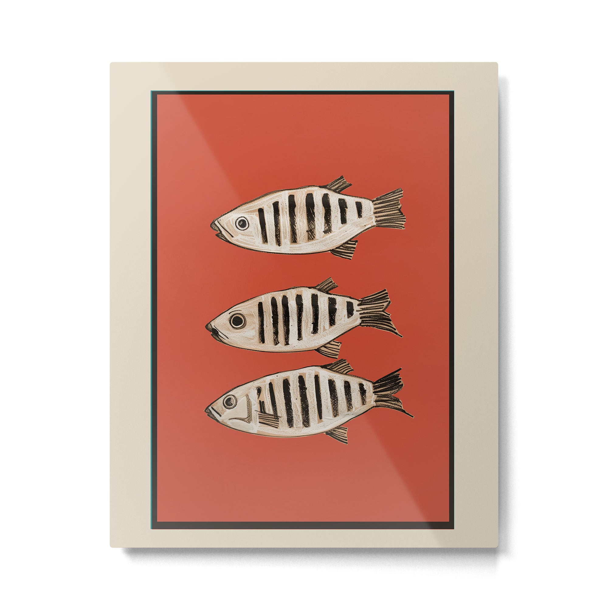 Abstract Fish Study I Metal Print Gallery Image 4