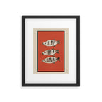 Abstract Fish Study I Framed Art Print Gallery Image 5
