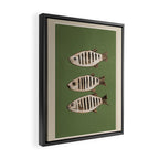 Abstract Fish Study II Framed Canvas Print Gallery Image 2
