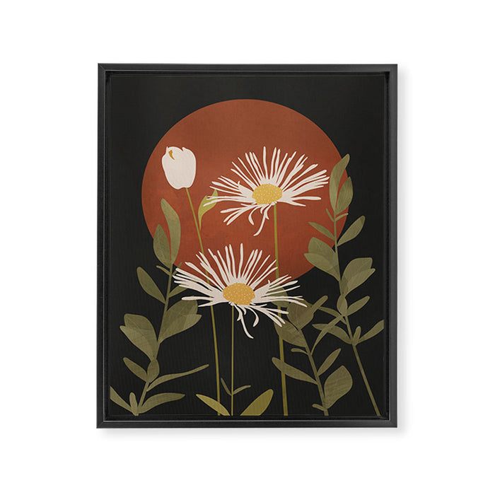 Abstract Florals 4 Framed Canvas Print Gallery Image 1