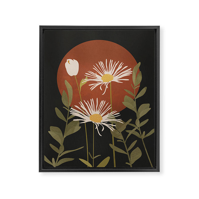 Abstract Florals 4 Framed Canvas Print Gallery Image 6