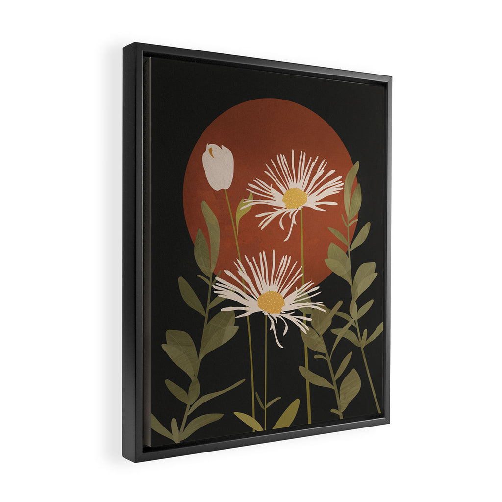 Abstract Florals 4 Framed Canvas Print Gallery Image 2