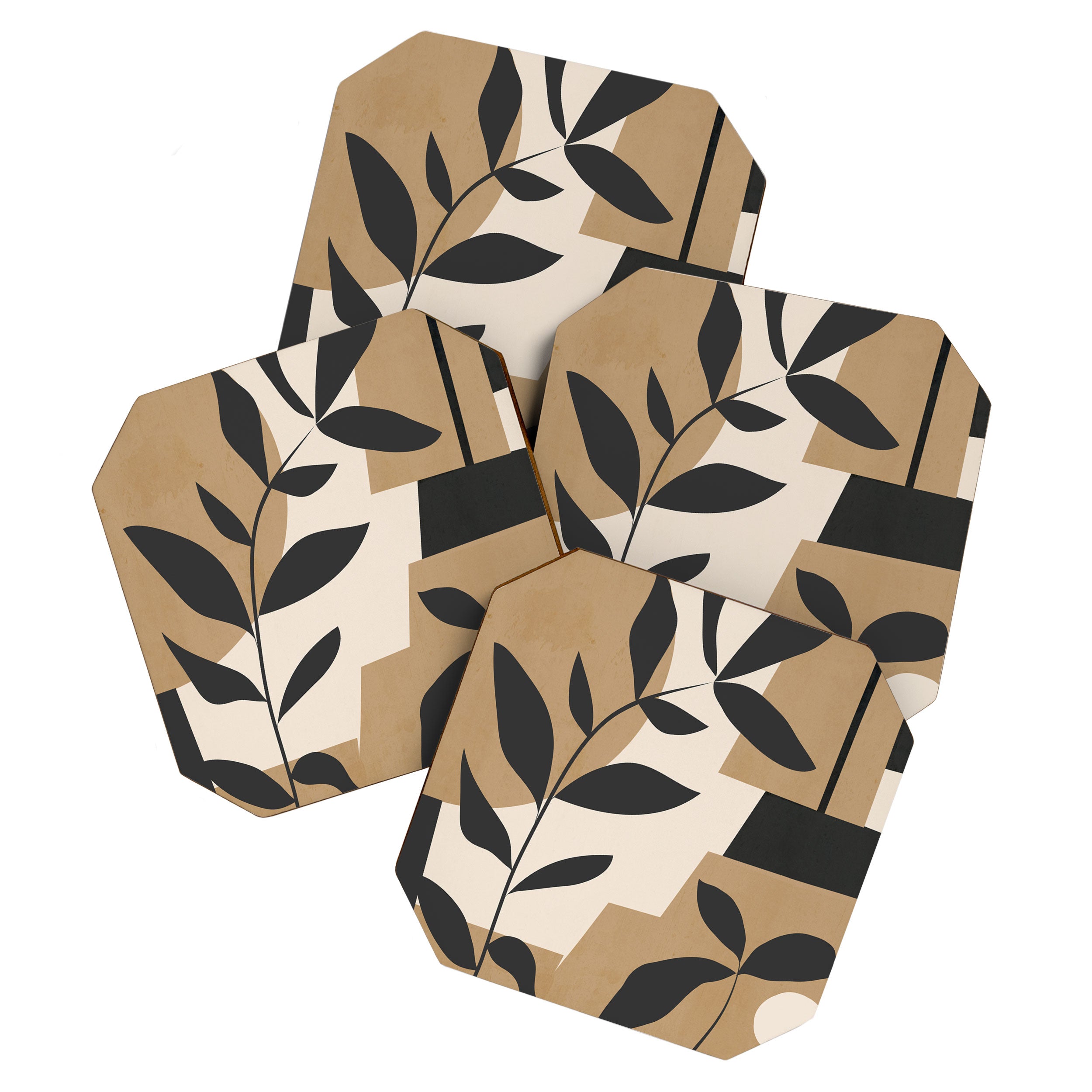Abstract Foliage 1 Coaster Gallery Image 1