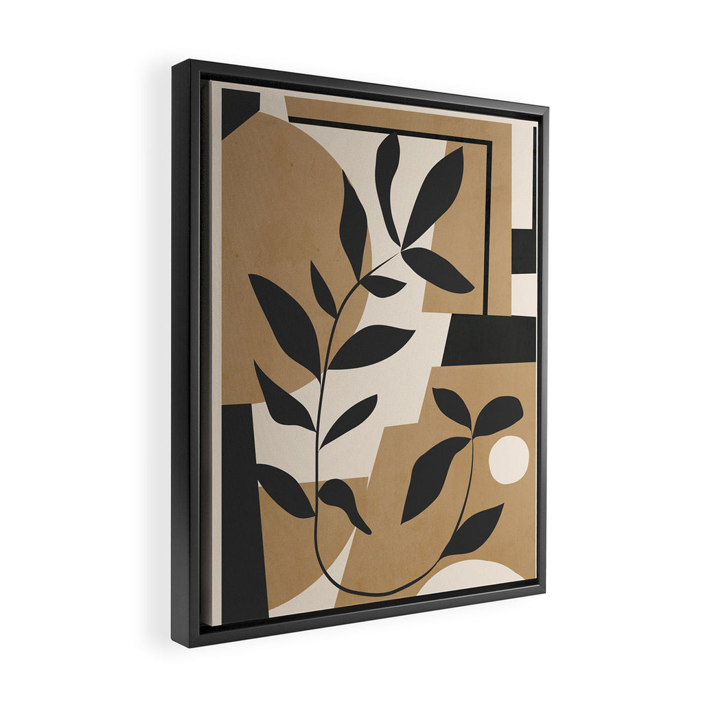 Abstract Foliage 1 Framed Canvas Print Gallery Image 2