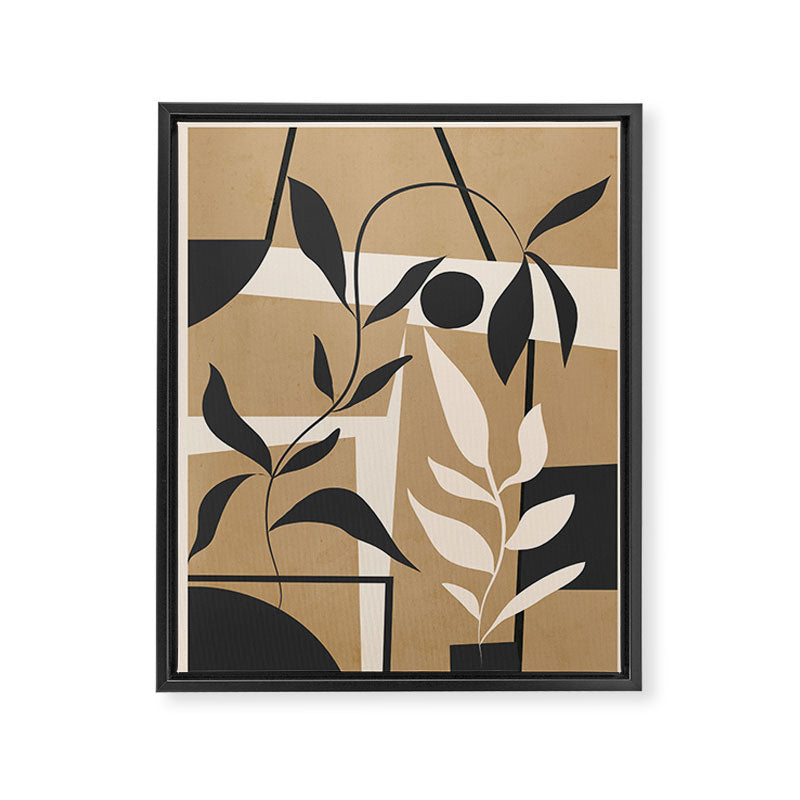 Abstract Foliage 2 Framed Canvas Print Gallery Image 6