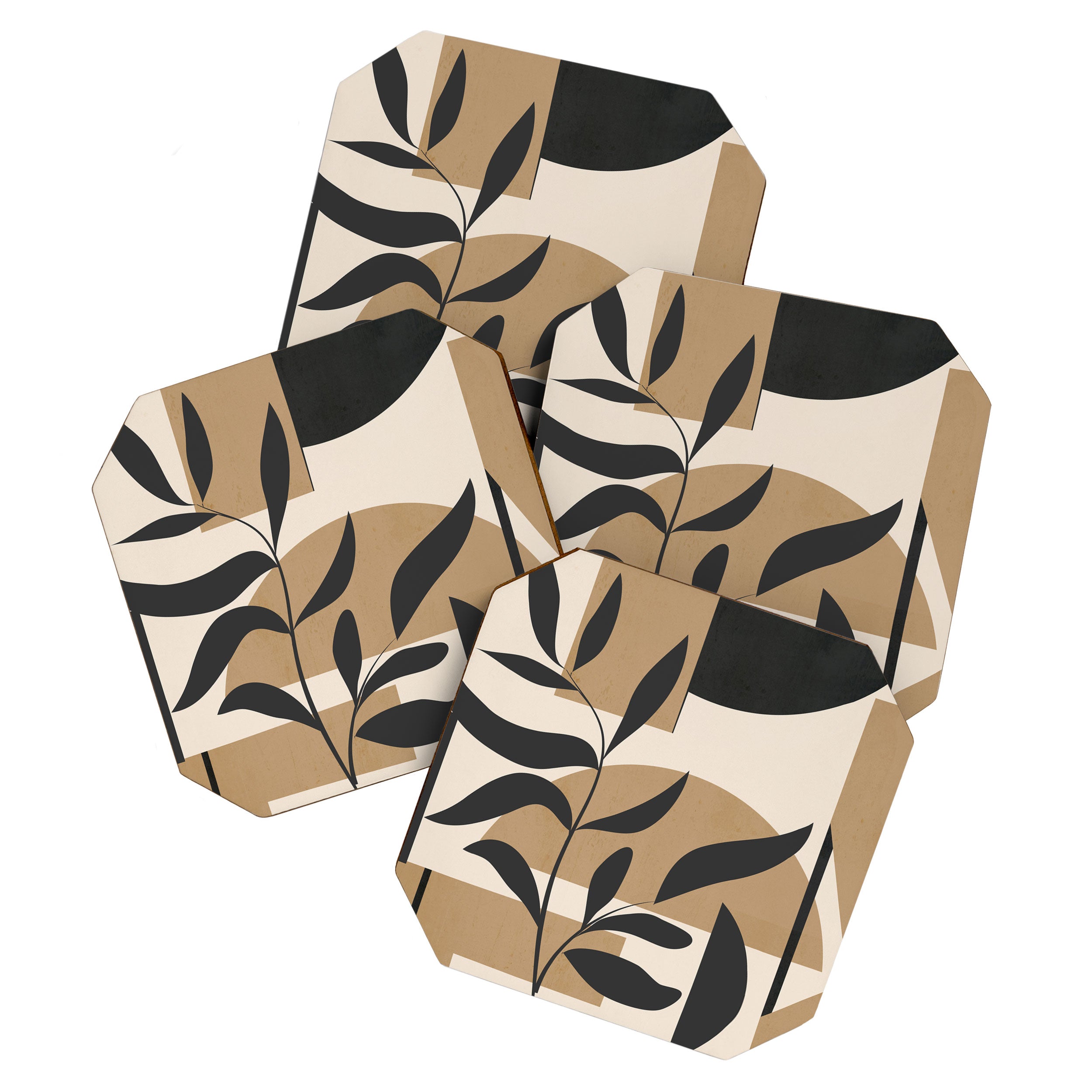Abstract Foliage 3 Coaster Gallery Image 1