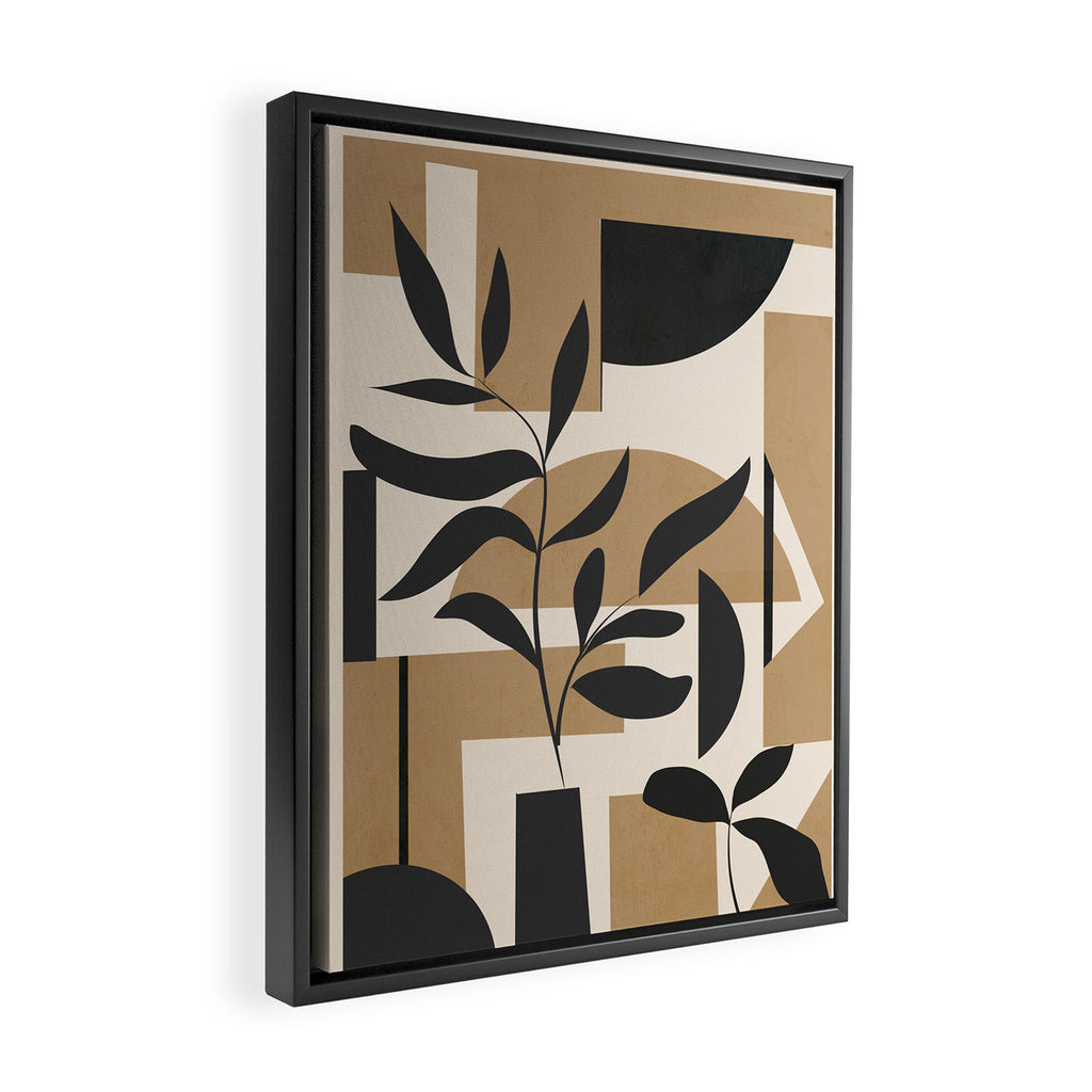 Abstract Foliage 3 Framed Canvas Print Gallery Image 2