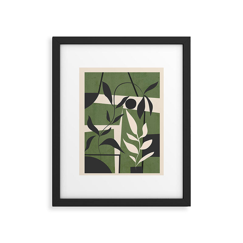 Abstract Foliage 4 Framed Art Print Gallery Image 5