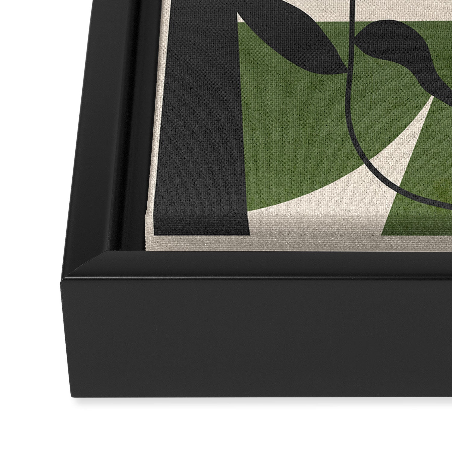 Abstract Foliage 5 Framed Canvas Print Gallery Image 3