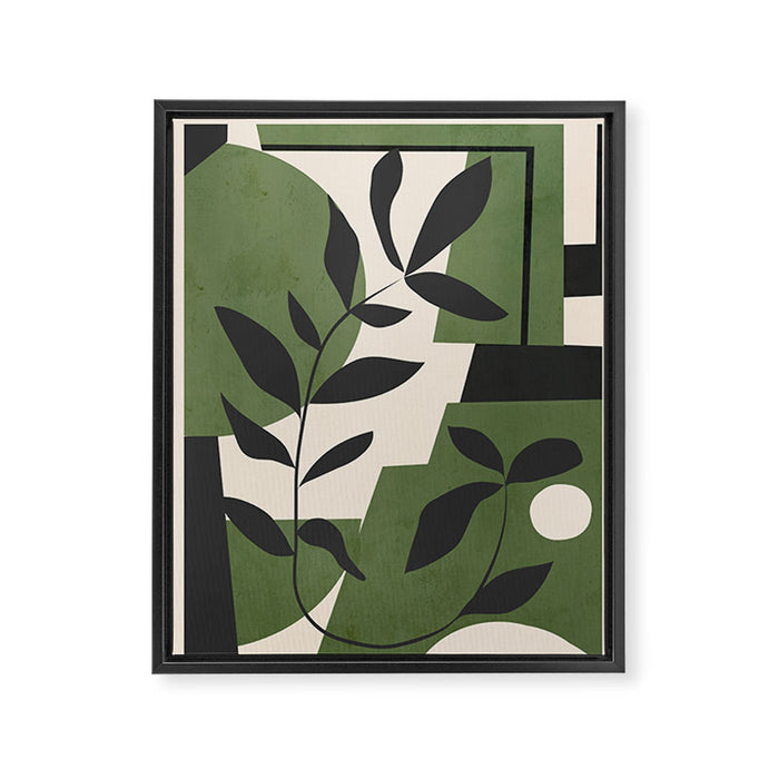 Abstract Foliage 5 Framed Canvas Print Gallery Image 1