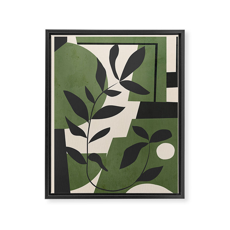 Abstract Foliage 5 Framed Canvas Print Gallery Image 6