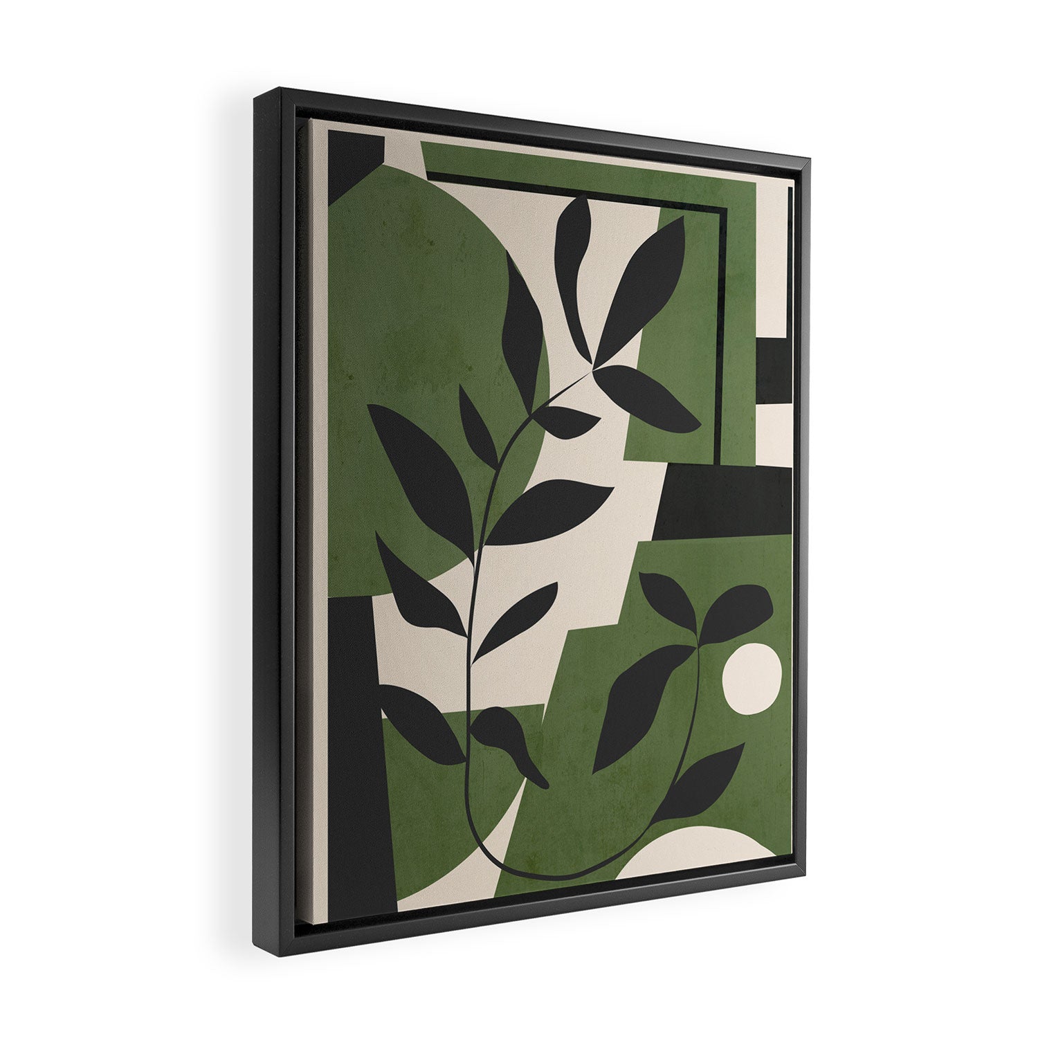 Abstract Foliage 5 Framed Canvas Print Gallery Image 2