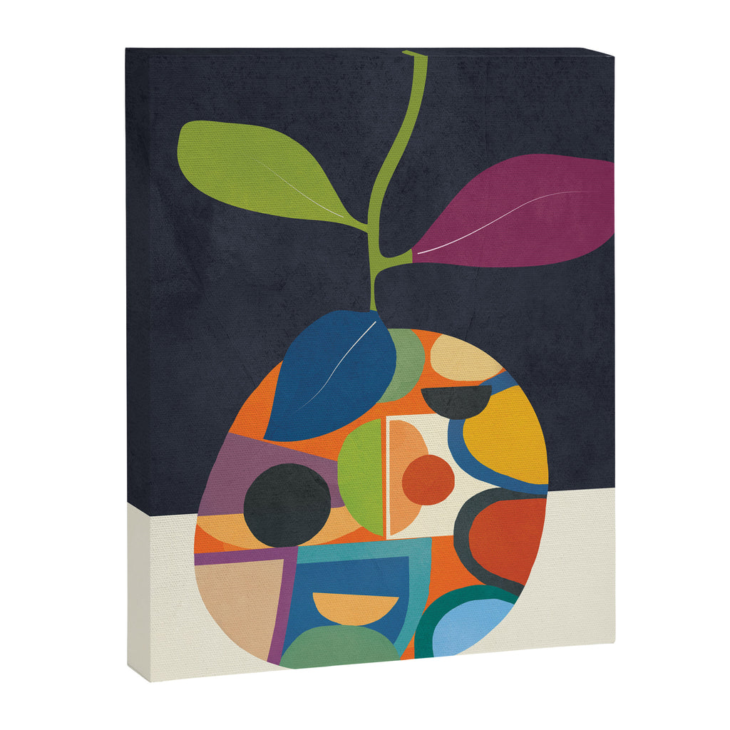 Abstract fruit shapes 01 Canvas Print Gallery Image 8