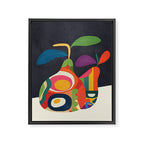 Abstract fruit shapes 02 Framed Canvas Print Gallery Image 8