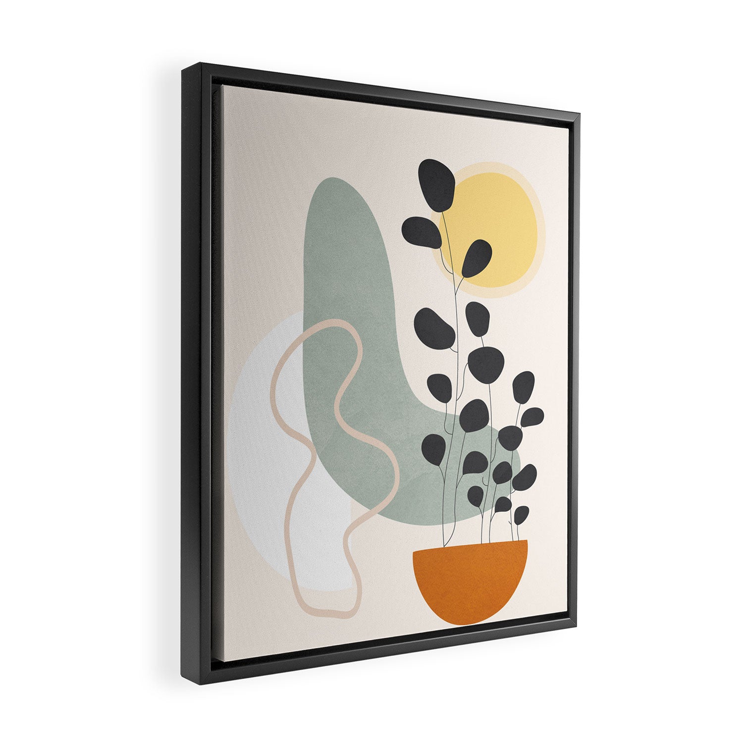Abstract Geometry 44 Framed Canvas Print Gallery Image 2