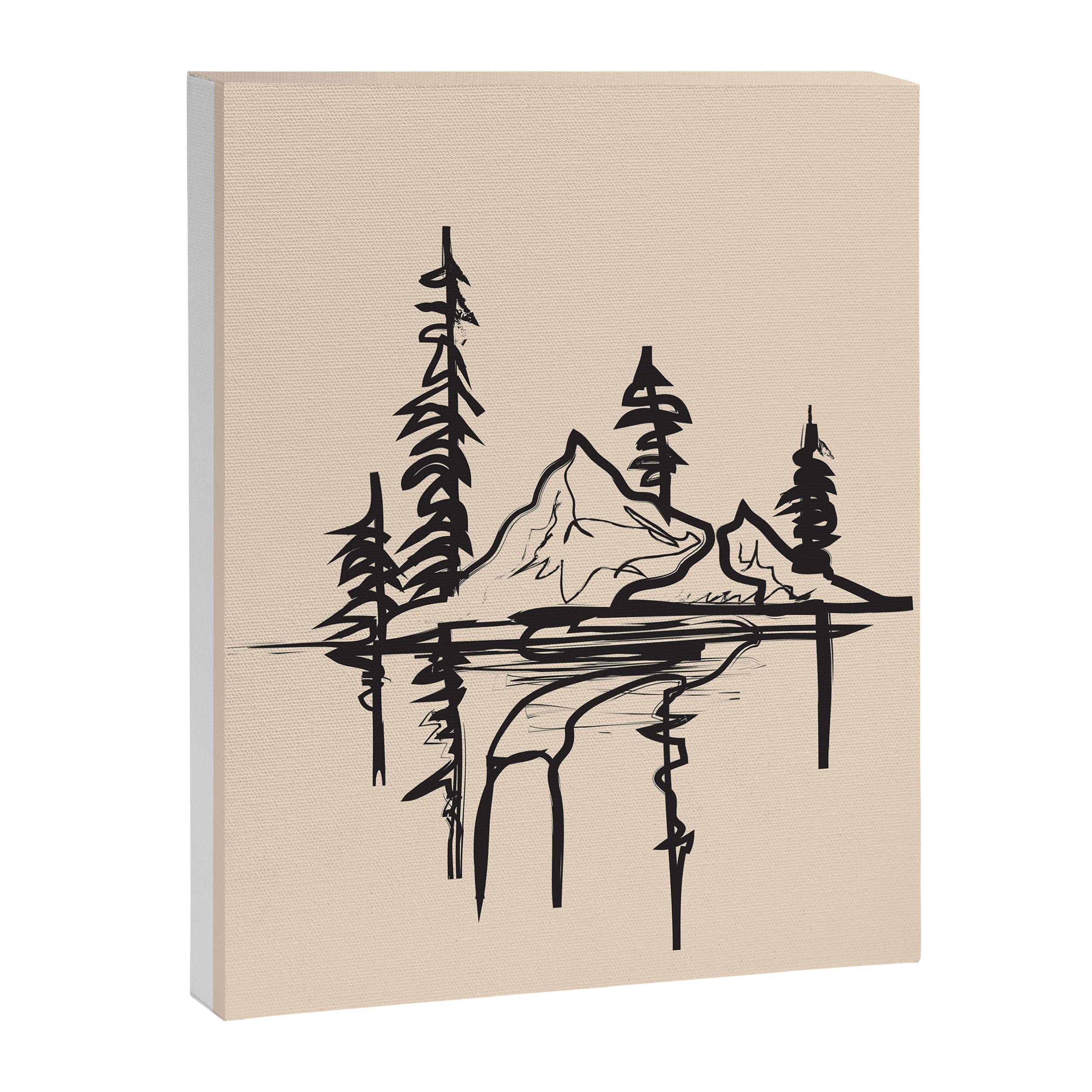 Abstract Landscape II Canvas Print Gallery Image 6