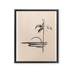 Abstract Landscape Framed Canvas Print Gallery Image 6