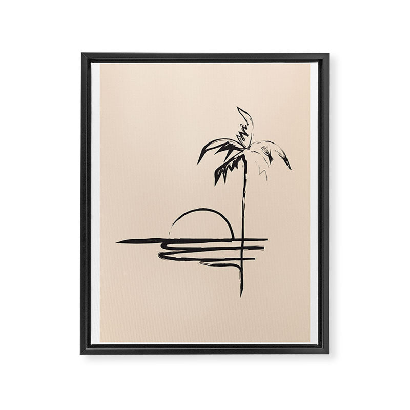 Abstract Landscape Framed Canvas Print Gallery Image 6