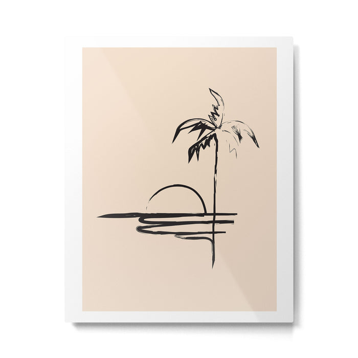 Abstract Landscape Metal Print Gallery Image 1