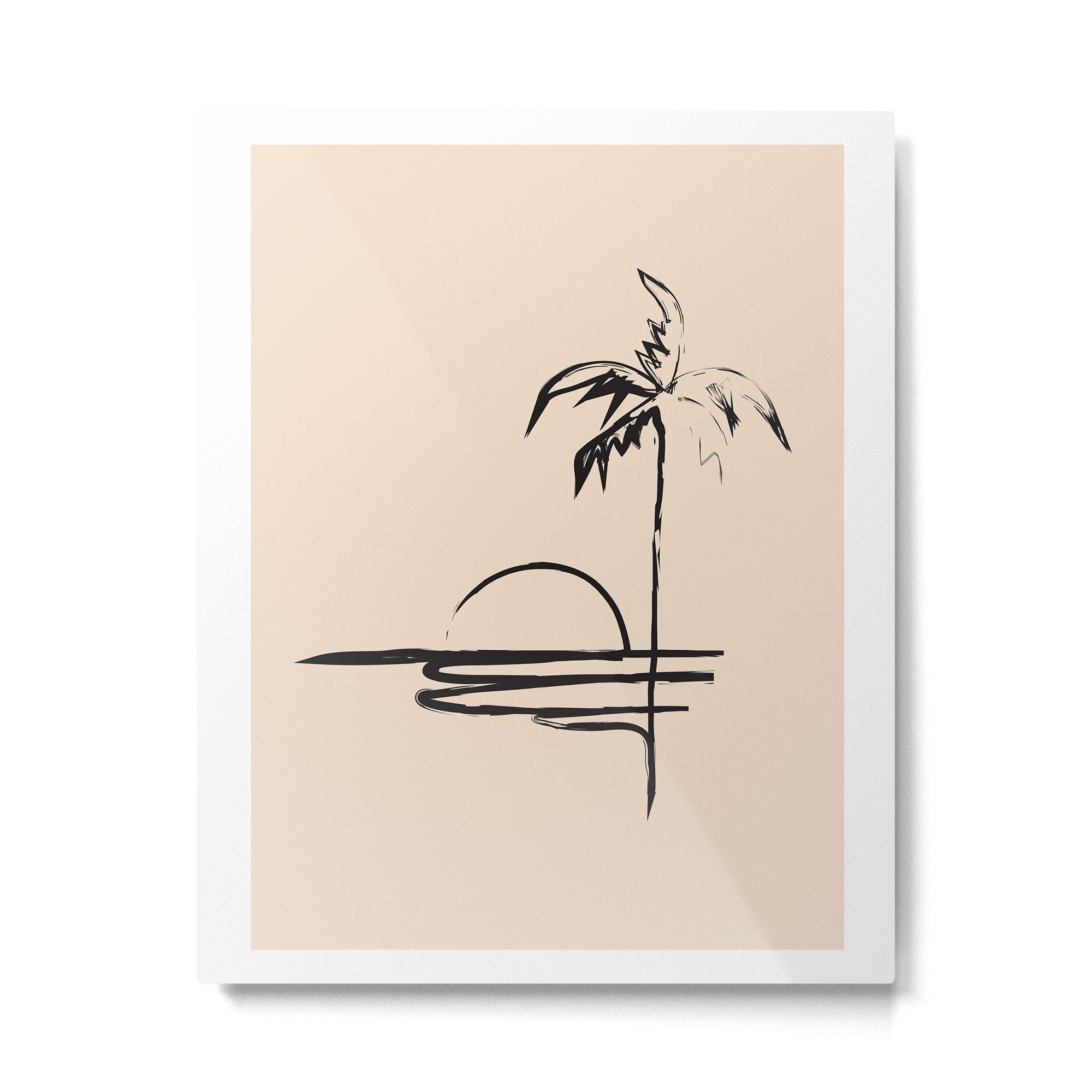 Abstract Landscape Metal Print Gallery Image 4