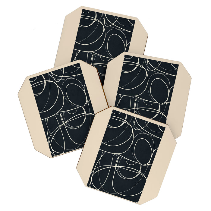 Abstract Line 20 Coaster Gallery Image 1