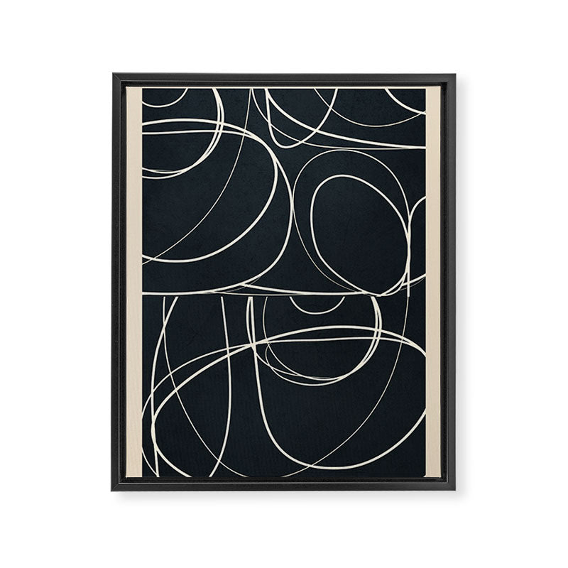 Abstract Line 20 Framed Canvas Print Gallery Image 8