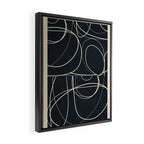 Abstract Line 20 Framed Canvas Print Gallery Image 2