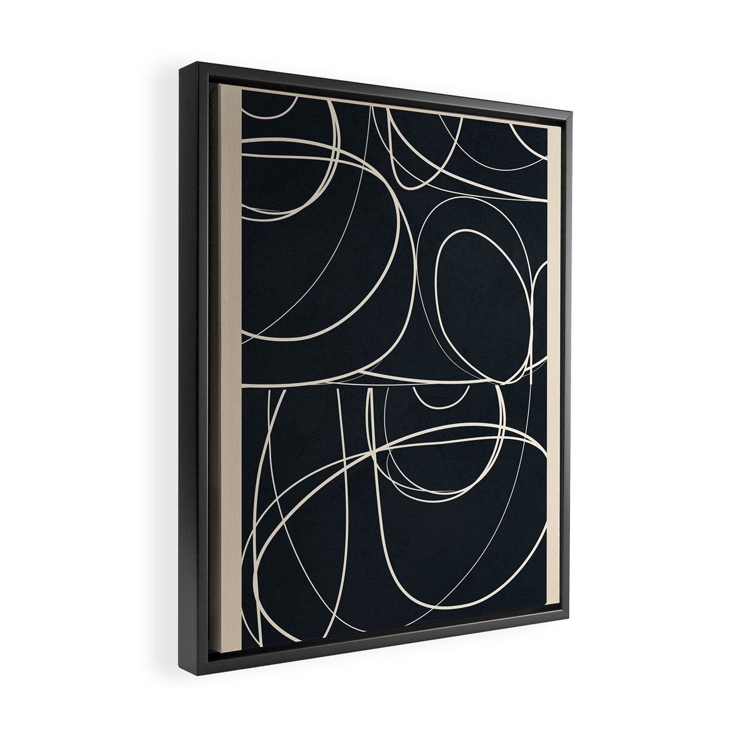 Abstract Line 20 Framed Canvas Print Gallery Image 2