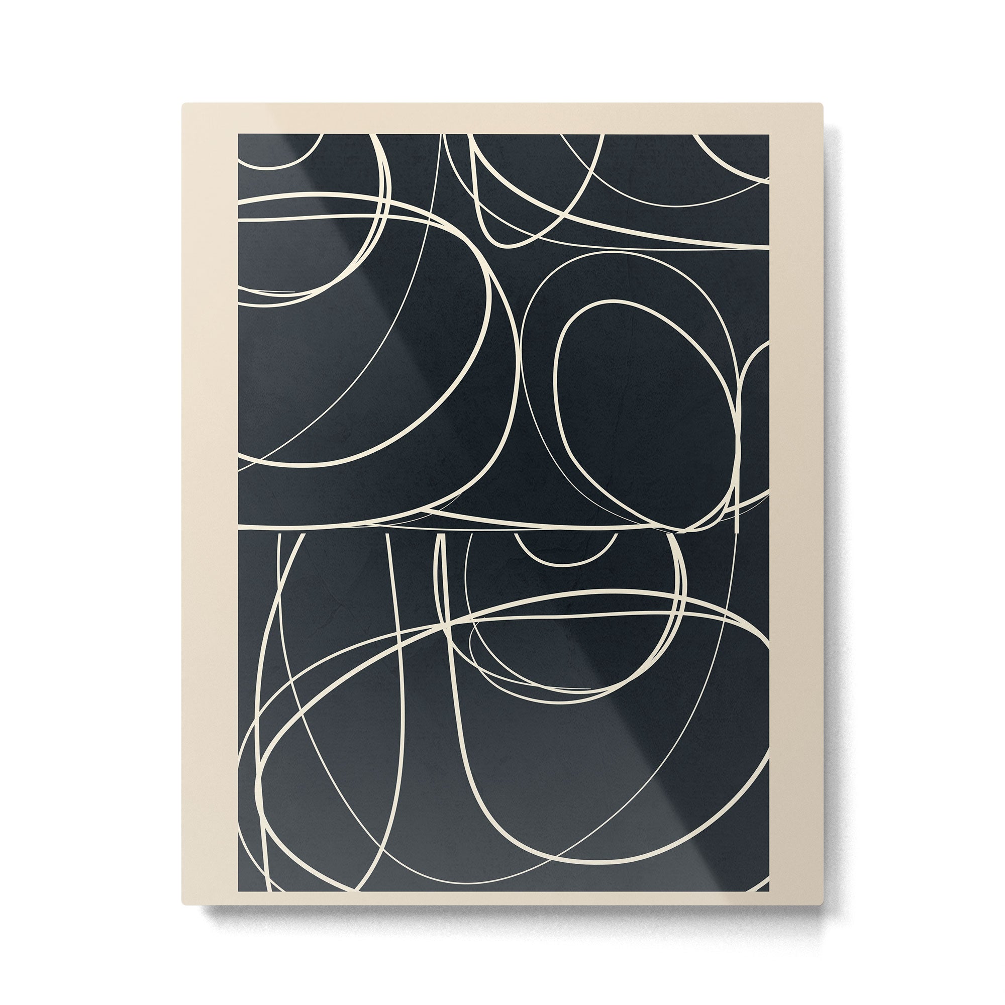 Abstract Line 20 Metal Print Gallery Image 6