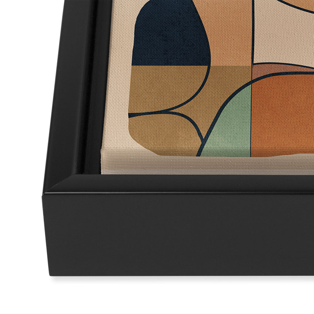 Abstract Line 25 Framed Canvas Print Gallery Image 3