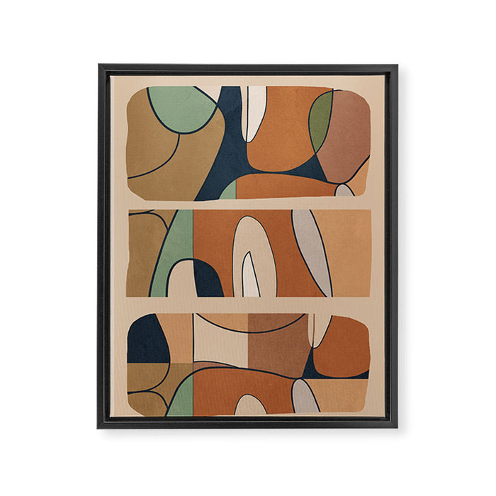Abstract Line 25 Framed Canvas Print Gallery Image 1