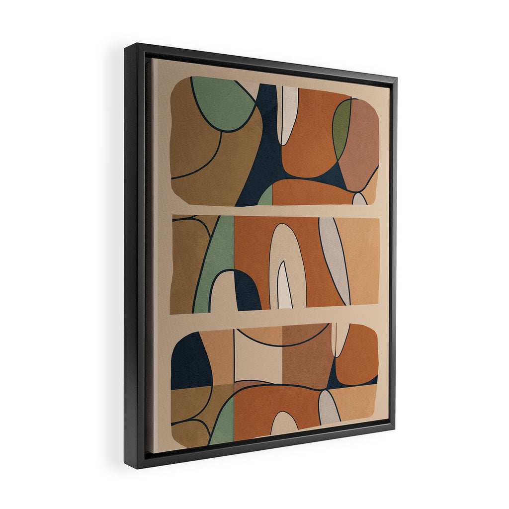 Abstract Line 25 Framed Canvas Print Gallery Image 2