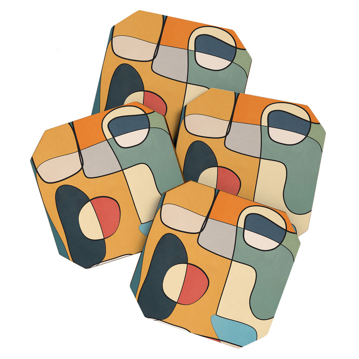 Abstract Line Art 07 Coaster Gallery Image 1