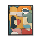 Abstract Line Art 07 Framed Canvas Print Gallery Image 6