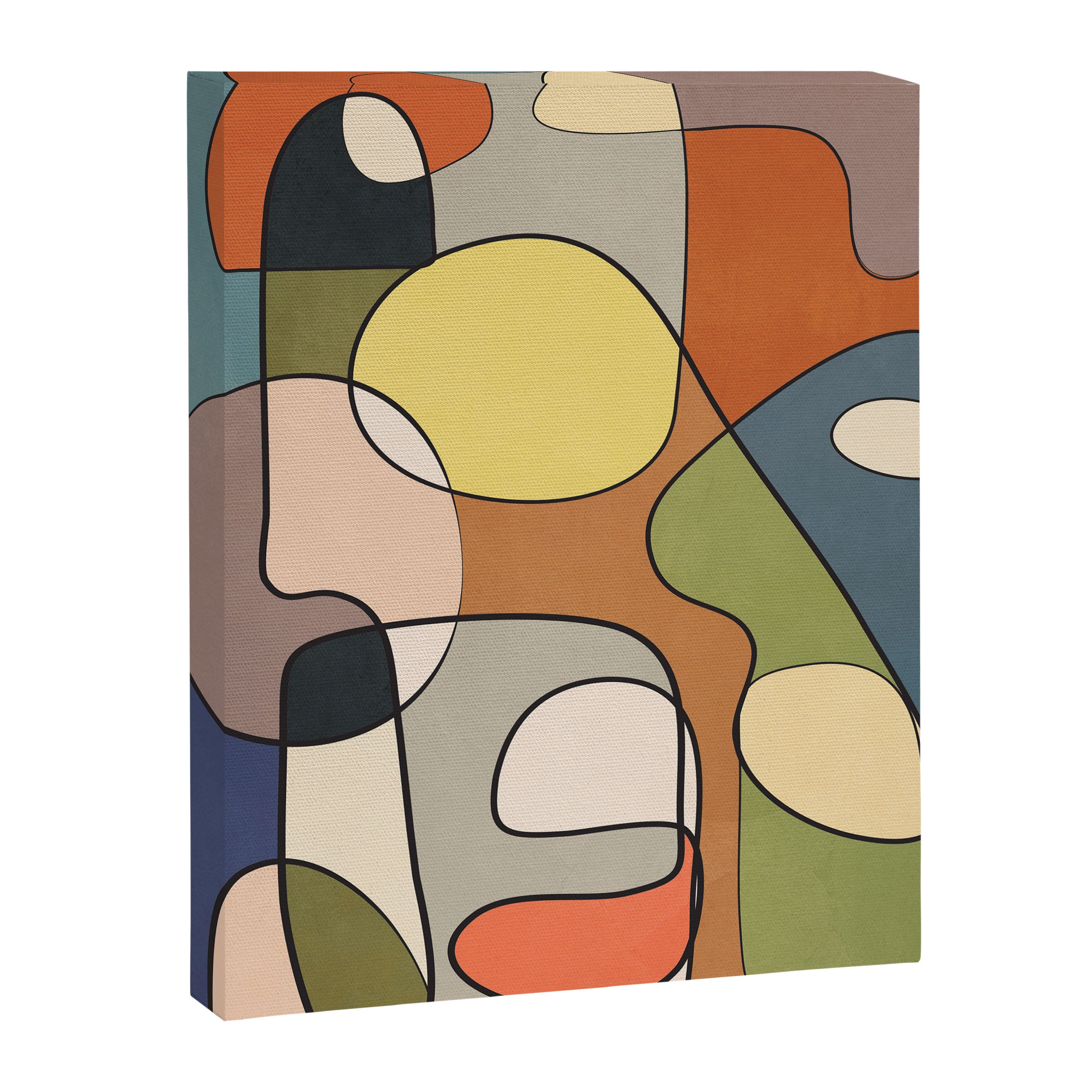 Abstract Line Art 08 Canvas Print Gallery Image 6