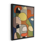 Abstract Line Art 08 Framed Canvas Print Gallery Image 2