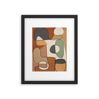 Abstract Line Art 10 Framed Art Print Gallery Image 6