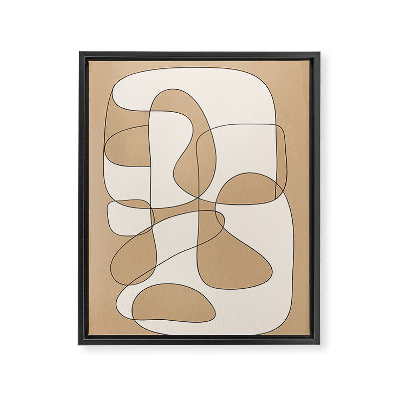 Abstract line art 25 Framed Canvas Print Gallery Image 6