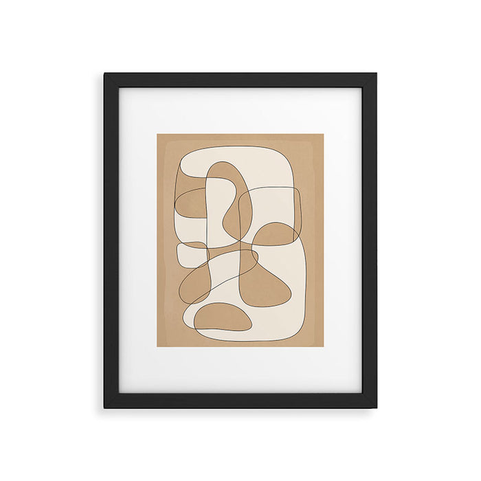 Abstract line art 25 Framed Art Print Gallery Image 1