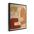 Abstract Line Kiss 2 Framed Canvas Print Gallery Image 2