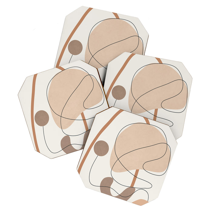 Abstract Line Movement III Coaster Gallery Image 1